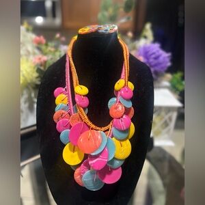 Sassy Jones Colorful Statement Necklace